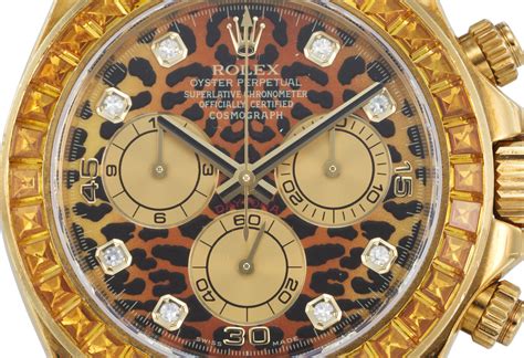 elton john's Rolex leopard print